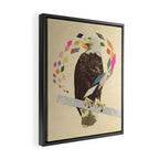 The Eagle Has Landed Framed Canvas Print Gallery Image 2