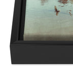 The Lake Framed Canvas Print Gallery Image 3