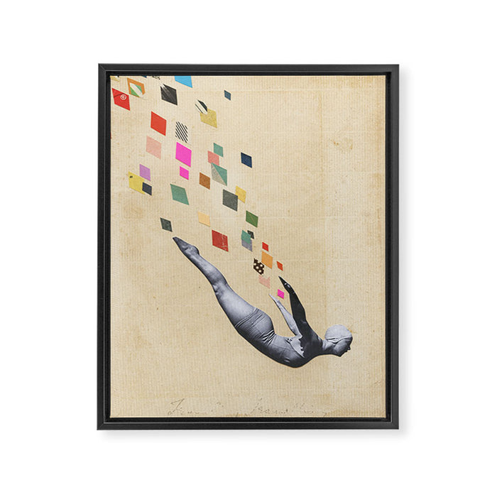 The Swan Framed Canvas Print Gallery Image 1
