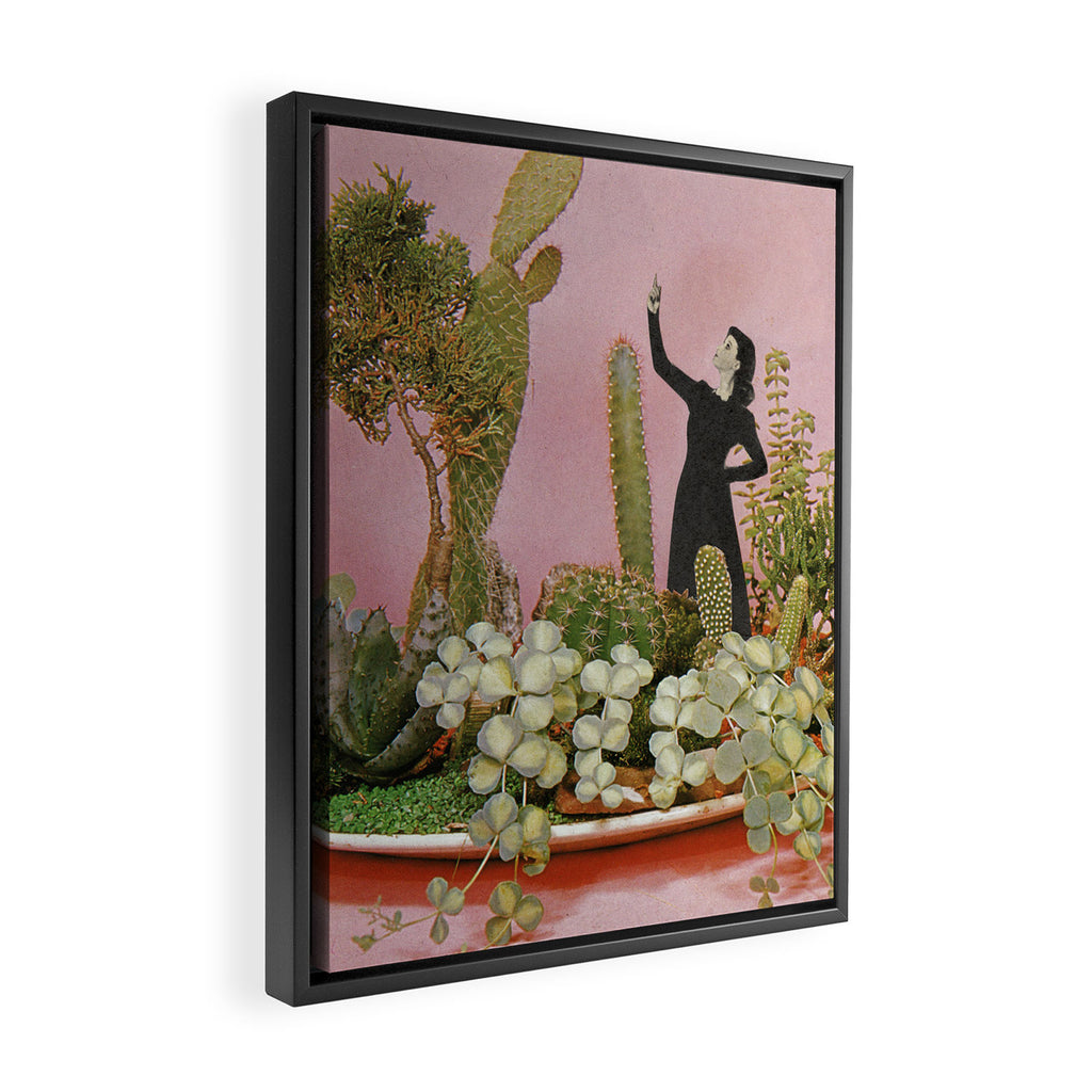 The Wonders of Cactus Island Framed Canvas Print Gallery Image 2