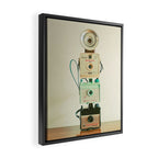 Tower of Cameras Framed Canvas Print Gallery Image 2