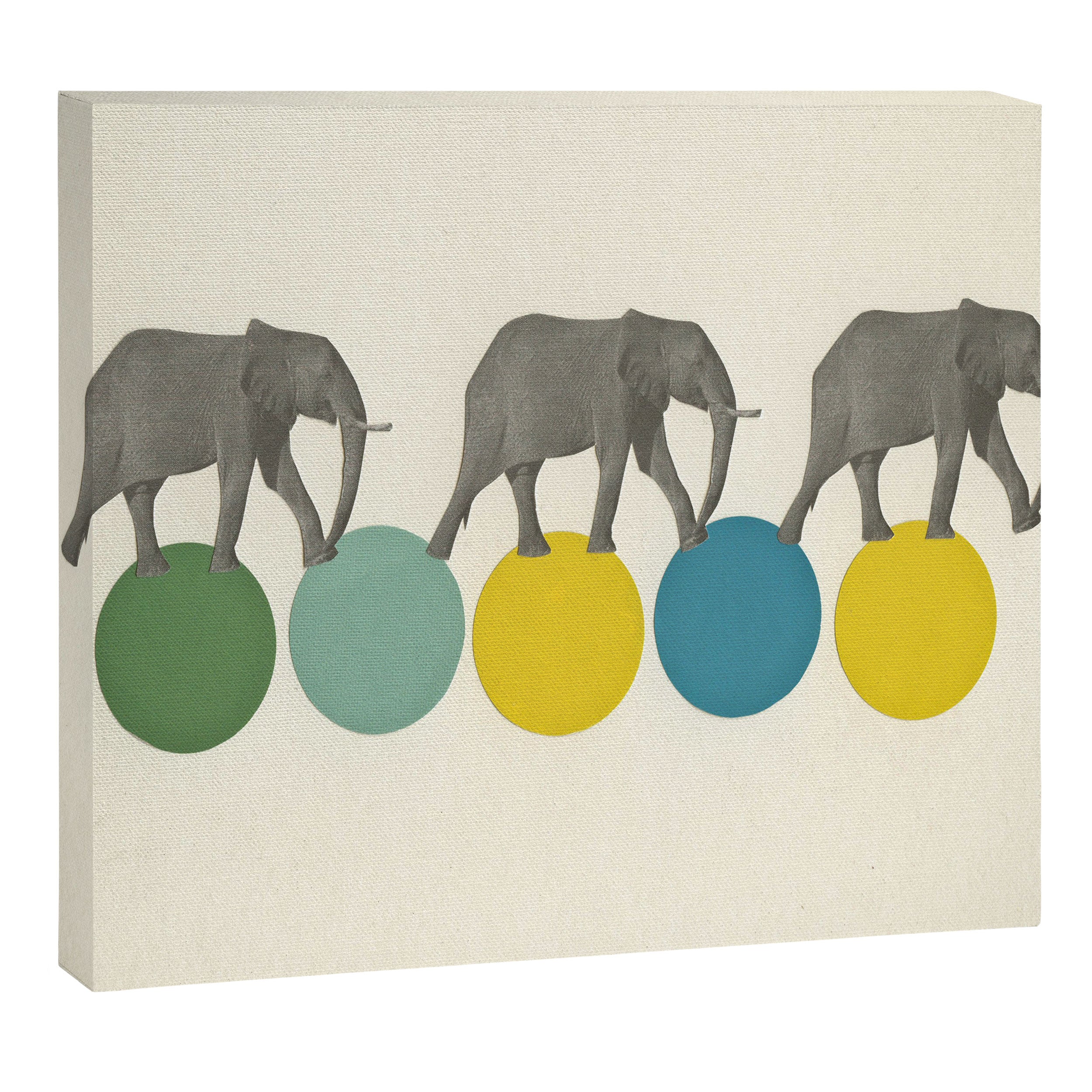 Travelling Elephants Canvas Print Gallery Image 6
