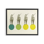 Unicorn Parade Framed Canvas Print Gallery Image 2