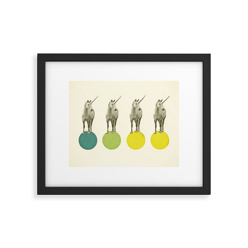Unicorn Parade Framed Art Print Gallery Image 5