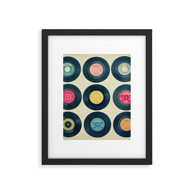 Vinyl Collection Framed Art Print Gallery Image 4