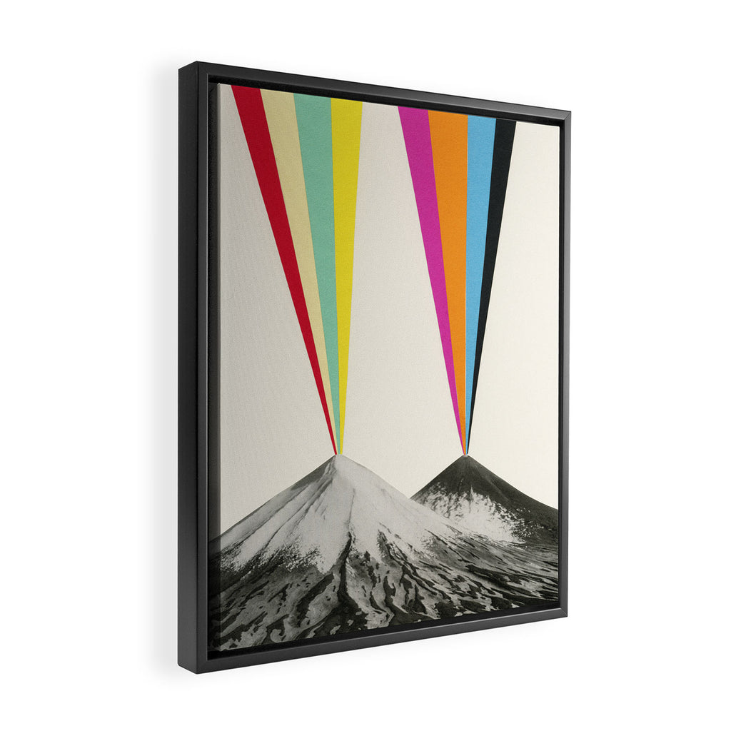 Volcanos Framed Canvas Print Gallery Image 2