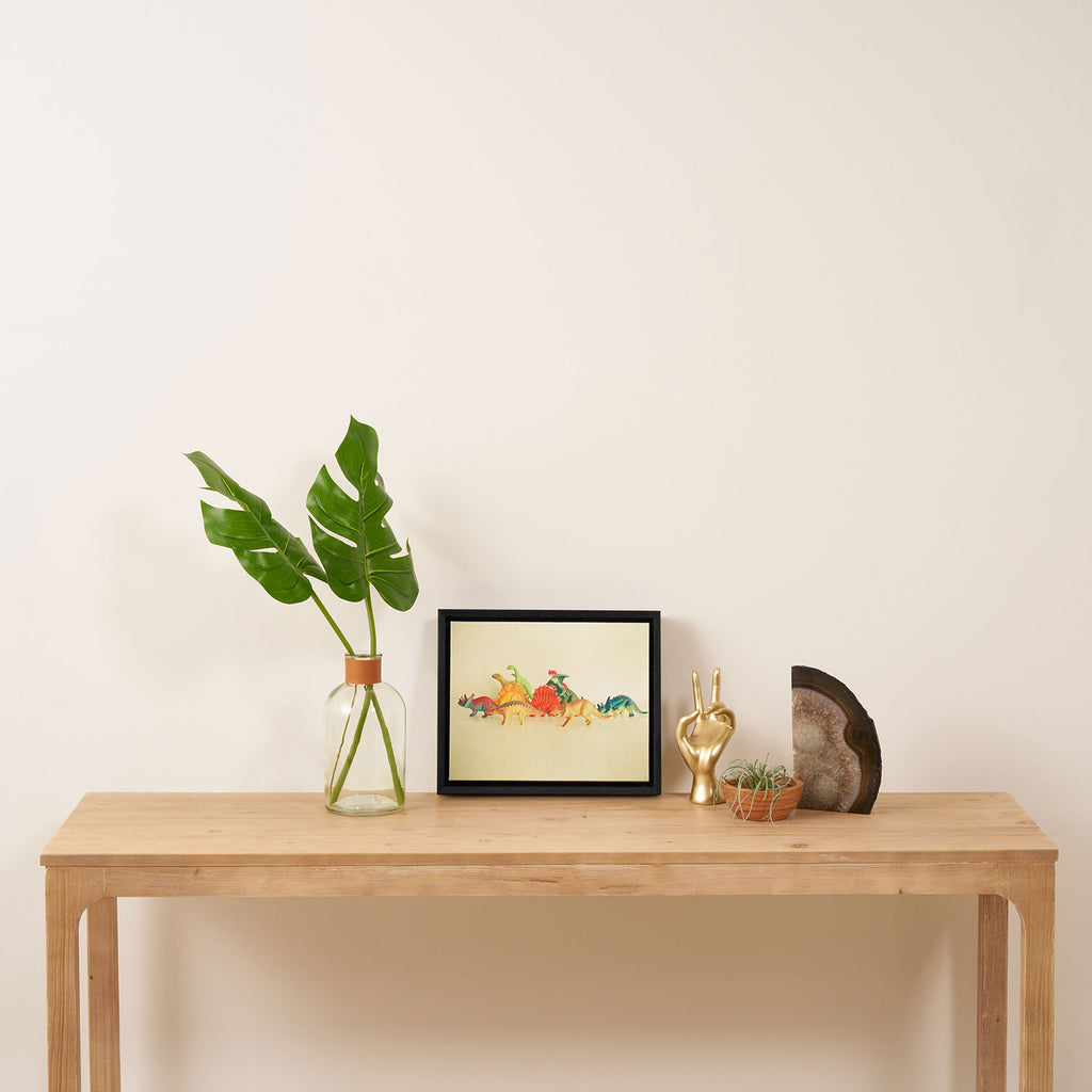 Walking With Dinosaurs Framed Canvas Print Gallery Image 4
