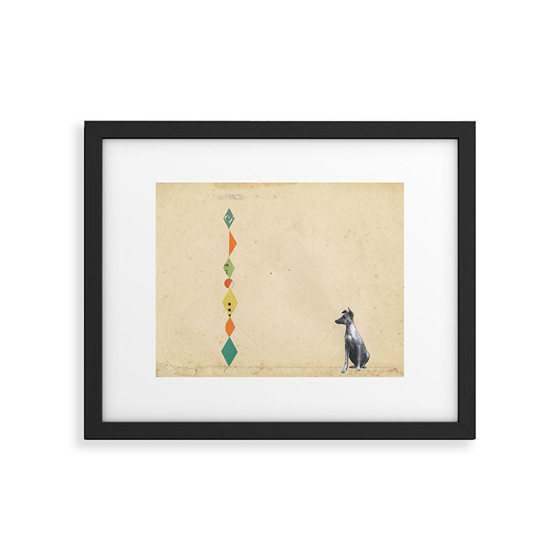 Wondrous Whippet Framed Art Print Gallery Image 5
