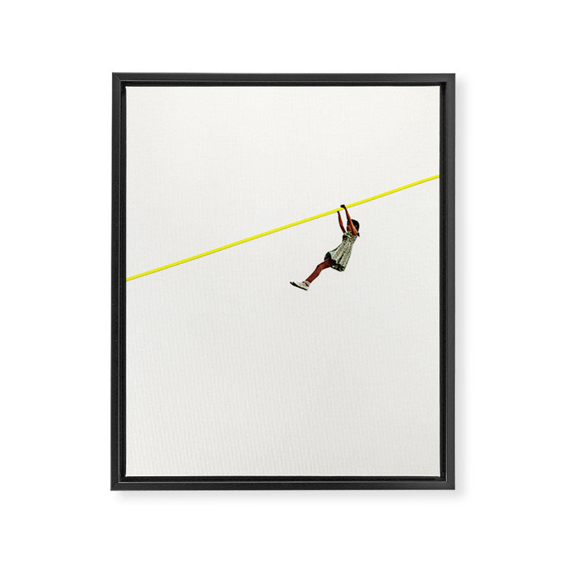 Zip Wire Framed Canvas Print Gallery Image 6
