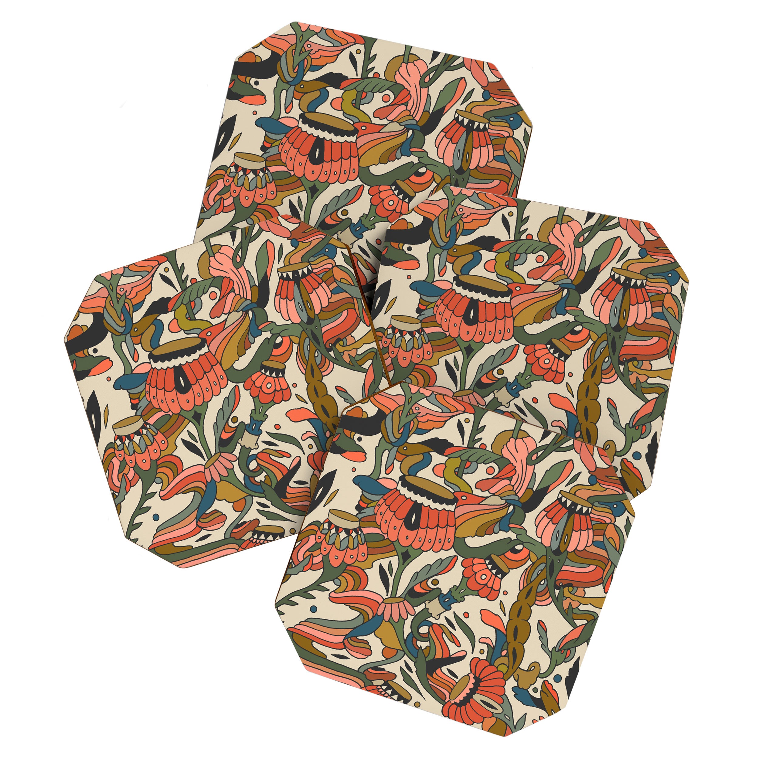 Blending In Pattern Coaster Gallery Image 1