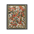 Blending In Pattern Framed Canvas Print Gallery Image 6