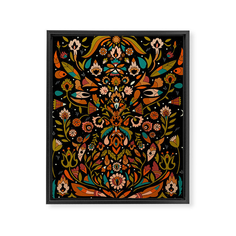 Botanical Print Framed Canvas Print Gallery Image 6