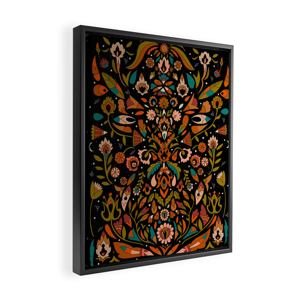 Botanical Print Framed Canvas Print Gallery Image 2