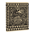 Botanical Wolf Canvas Print Gallery Image 8