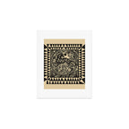 Botanical Wolf Art Print Gallery Image 1