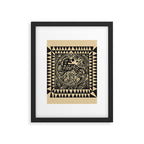Botanical Wolf Framed Art Print Gallery Image 6