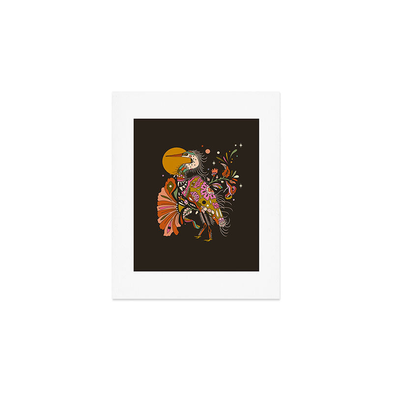 Crane Art Print Gallery Image 1