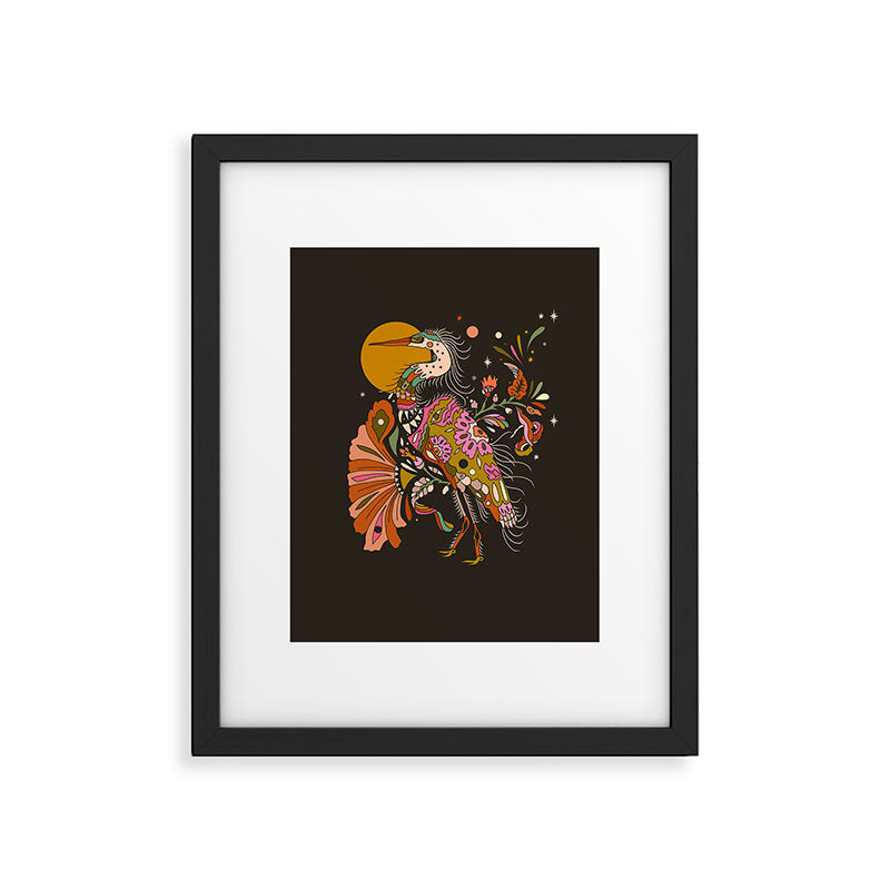 Crane Framed Art Print Gallery Image 6
