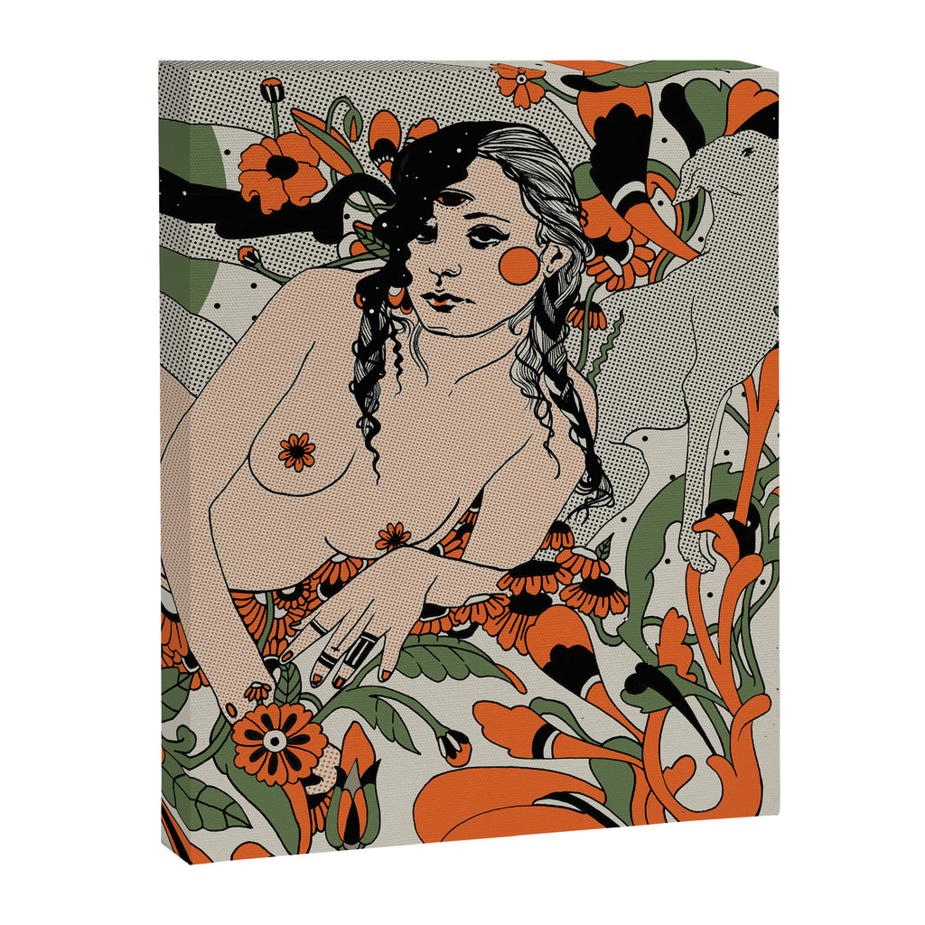 Damn, girl Canvas Print Gallery Image 6