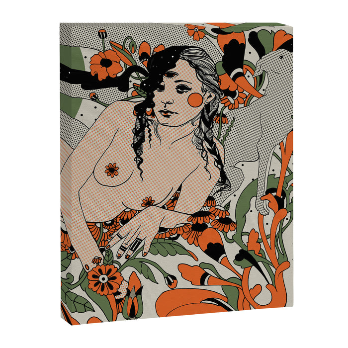 Damn, girl Canvas Print Gallery Image 1