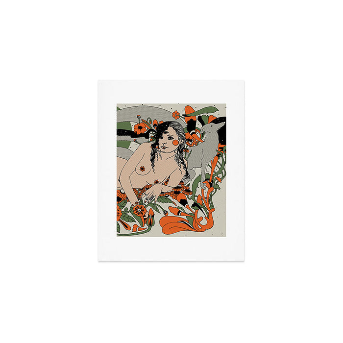 Damn, girl Art Print Gallery Image 1