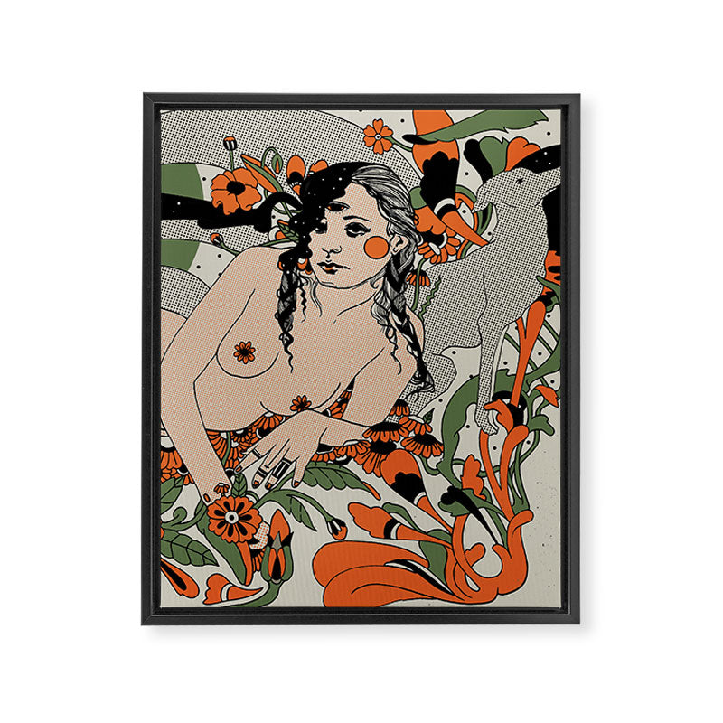 Damn, girl Framed Canvas Print Gallery Image 6