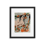 Damn, girl Framed Art Print Gallery Image 5