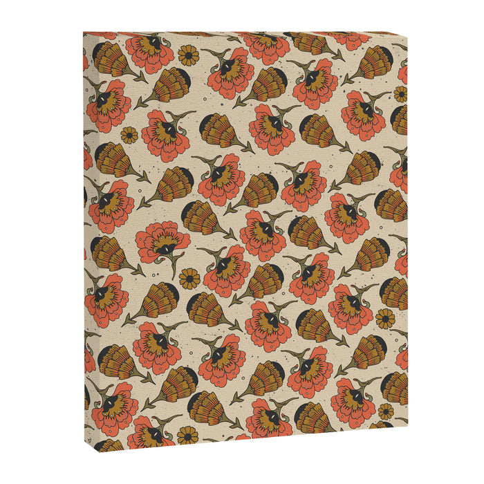 Day By Day Pattern  Canvas Print Gallery Image 1