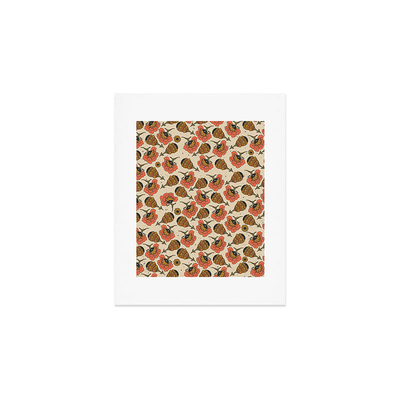 Day By Day Pattern  Art Print Gallery Image 1