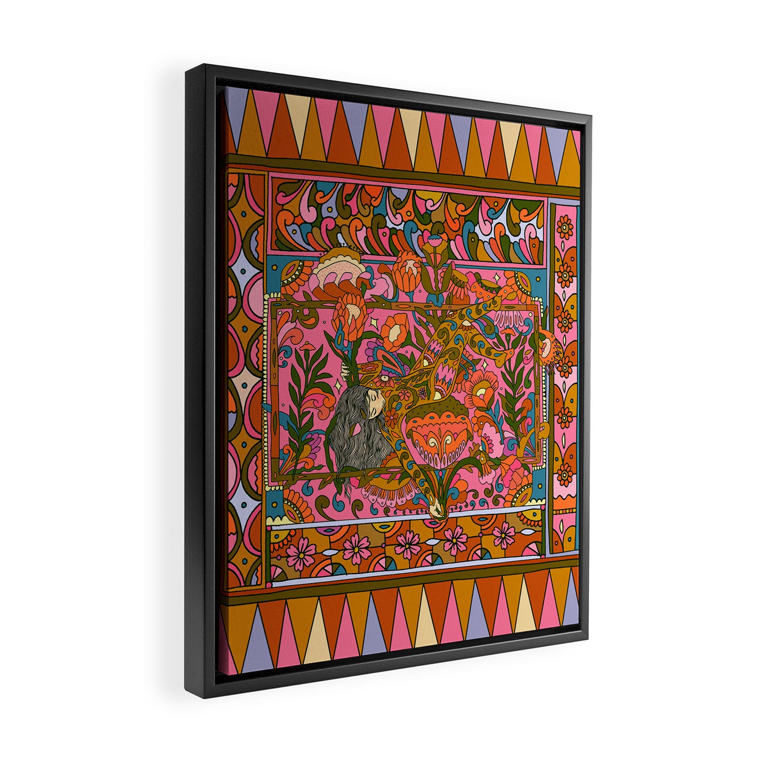 Protea Framed Canvas Print Gallery Image 2