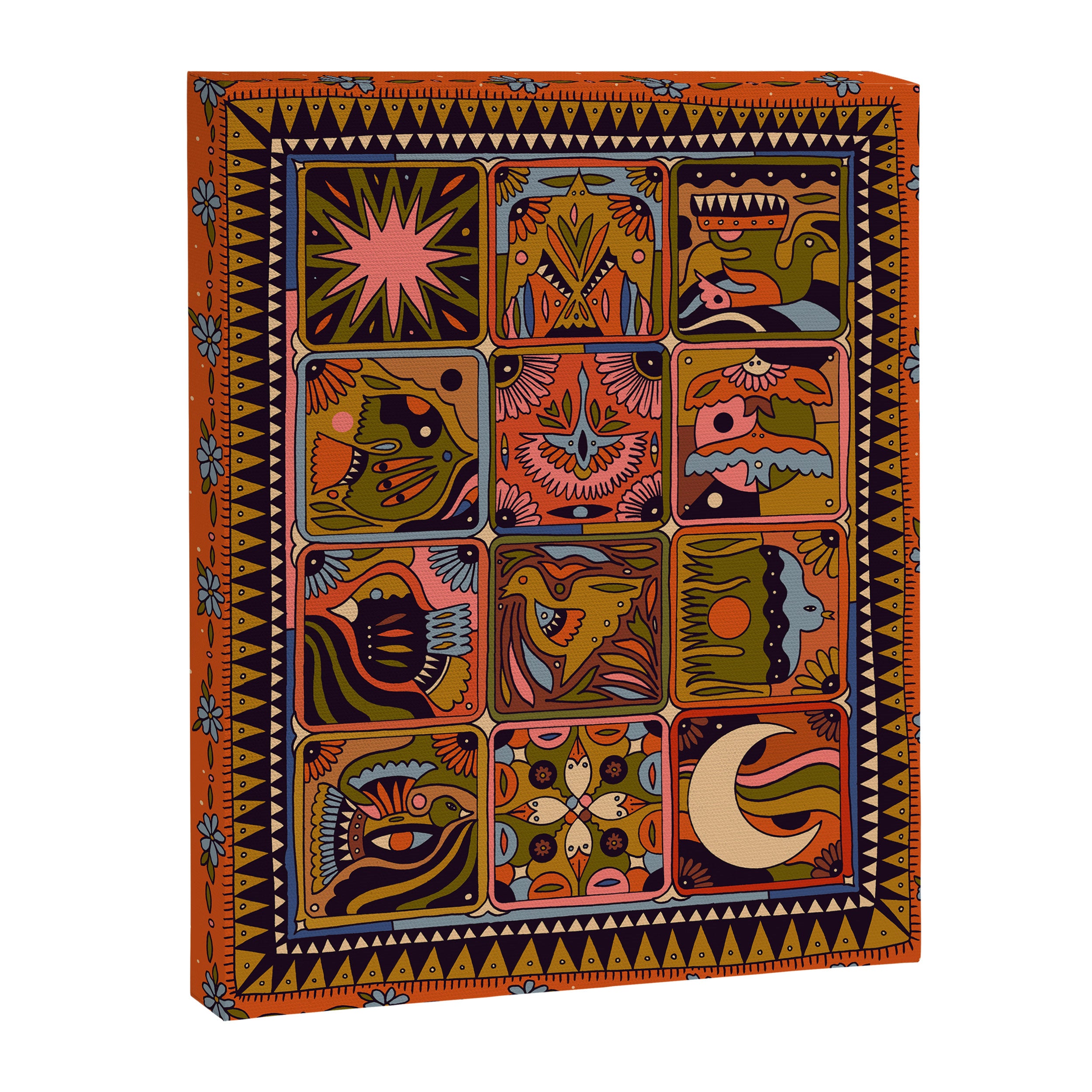Flock Canvas Print Gallery Image 6