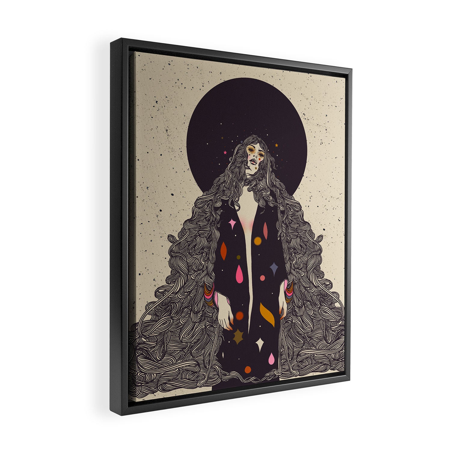 Gems Framed Canvas Print Gallery Image 2
