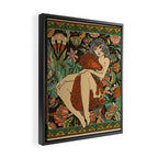 Girl's Best Friend Framed Canvas Print Gallery Image 2