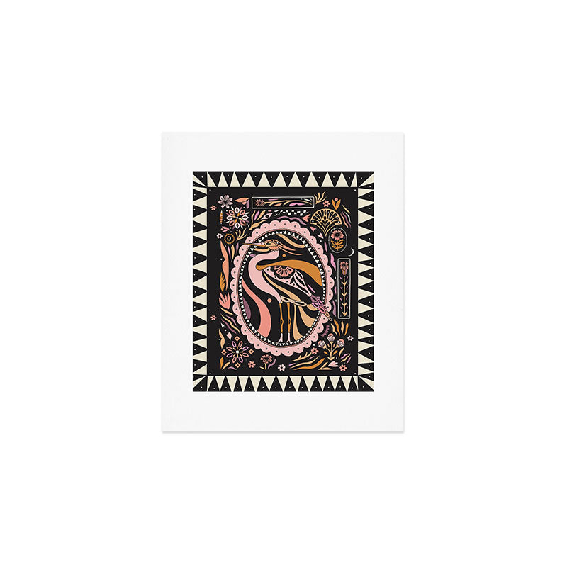 Heron Art Print Gallery Image 1