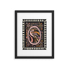 Heron Framed Art Print Gallery Image 4