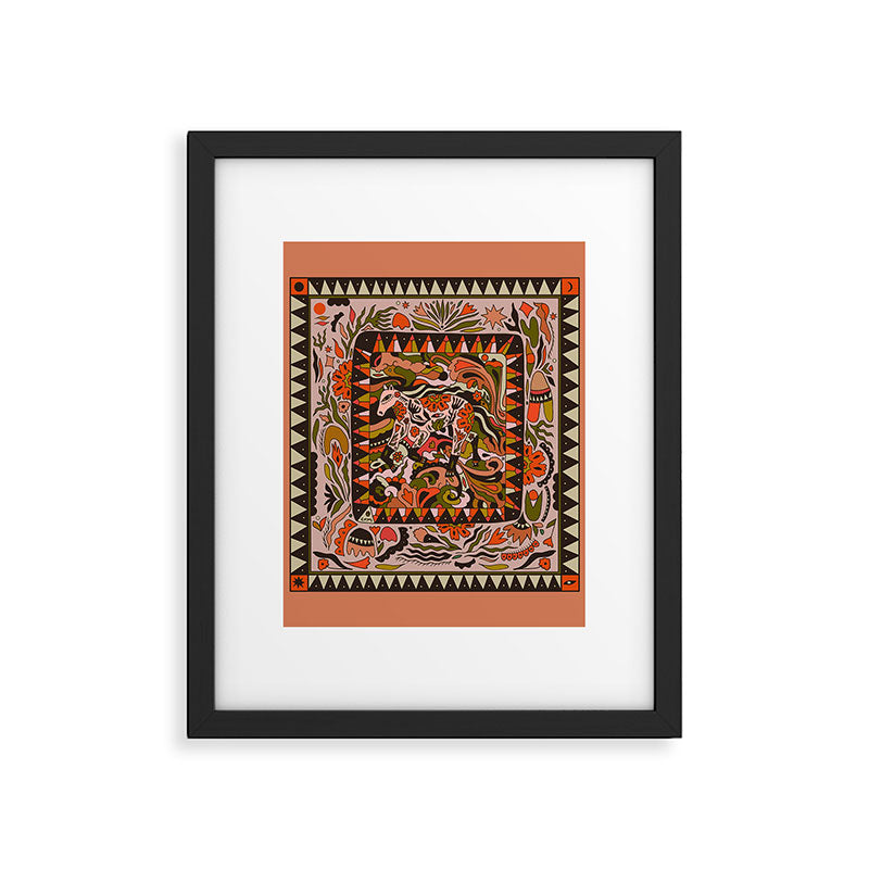 Horse Wild Framed Art Print Gallery Image 4