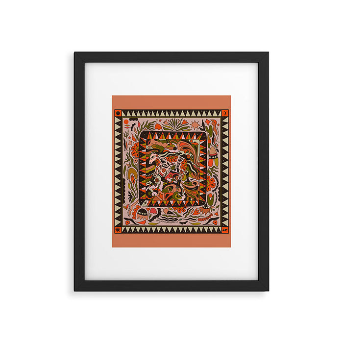 Horse Wild Framed Art Print Gallery Image 1