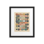 Kaleidoscope Star PTRN Framed Art Print Gallery Image 4