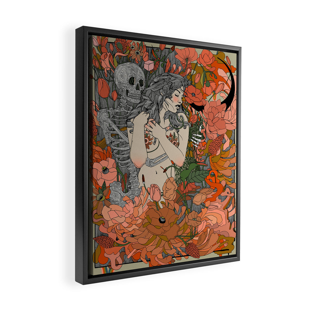 Lover Framed Canvas Print Gallery Image 2