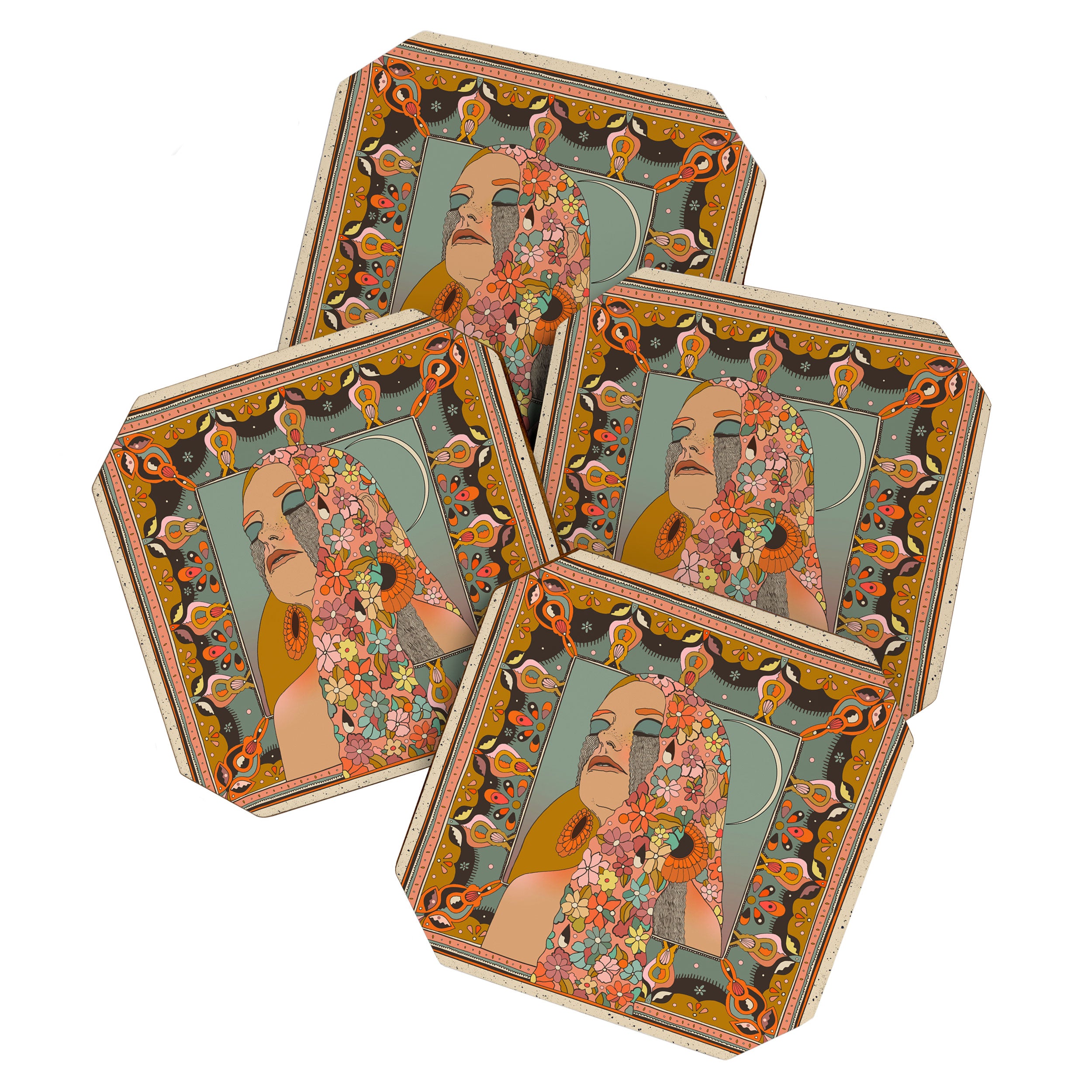 Mascara  Coaster Gallery Image 1