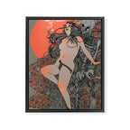 Mirrors & Smoke Framed Canvas Print Gallery Image 6