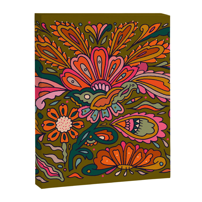 Modern Paisley Canvas Print Gallery Image 1