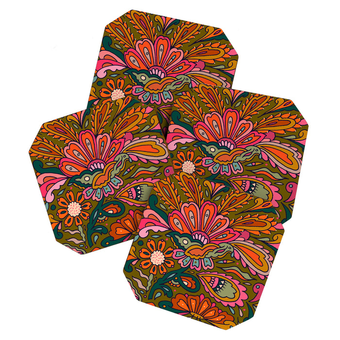 Modern Paisley Coaster Gallery Image 1