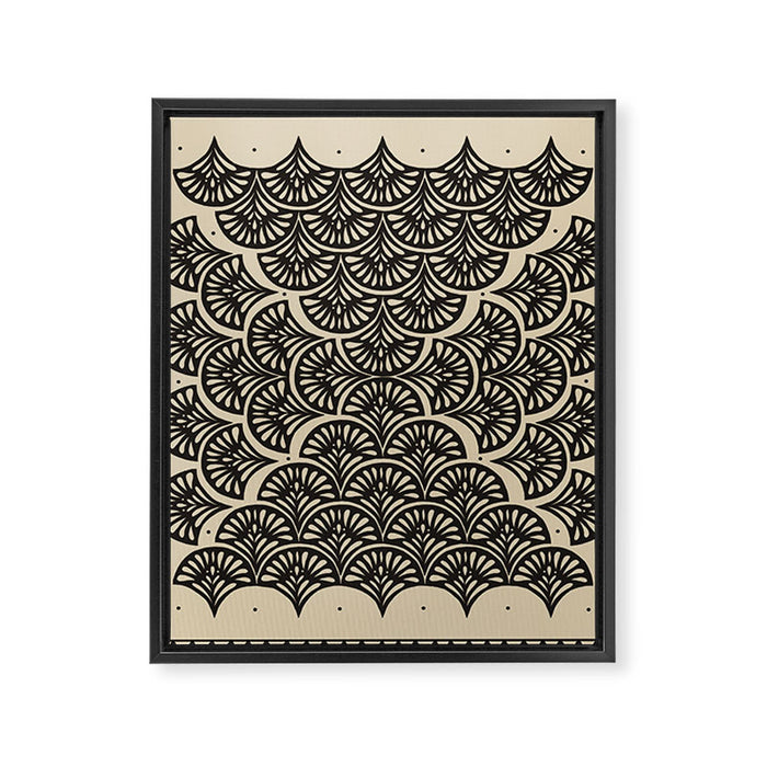 Nouv Framed Canvas Print Gallery Image 1