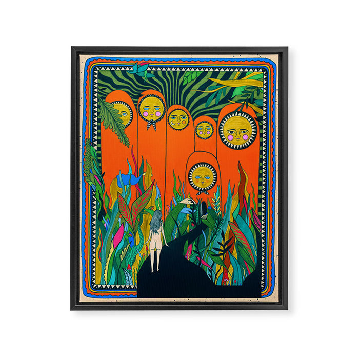 On The Path To My Body Framed Canvas Print Gallery Image 1