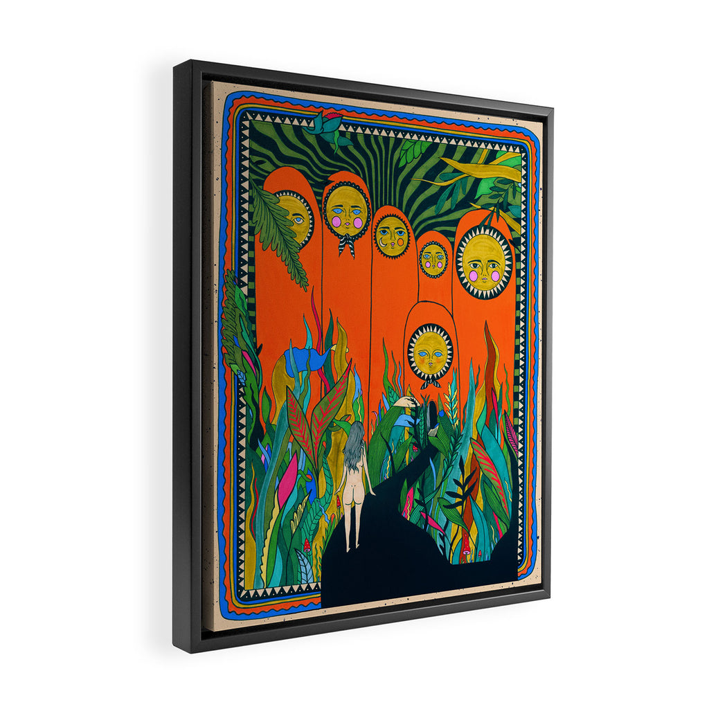 On The Path To My Body Framed Canvas Print Gallery Image 2