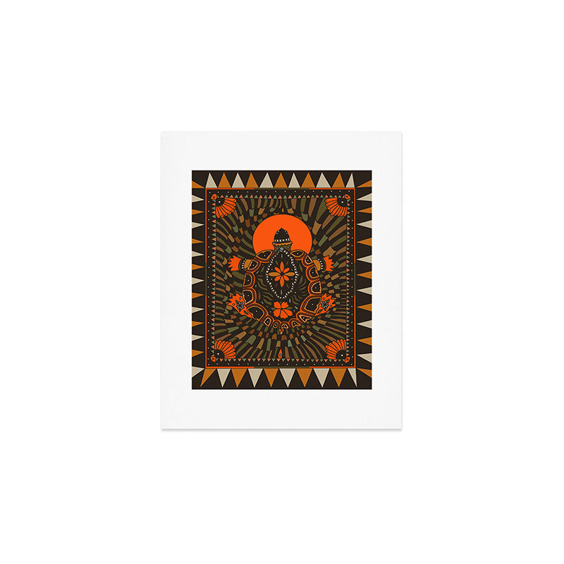 Painted Turtle Art Print Gallery Image 1
