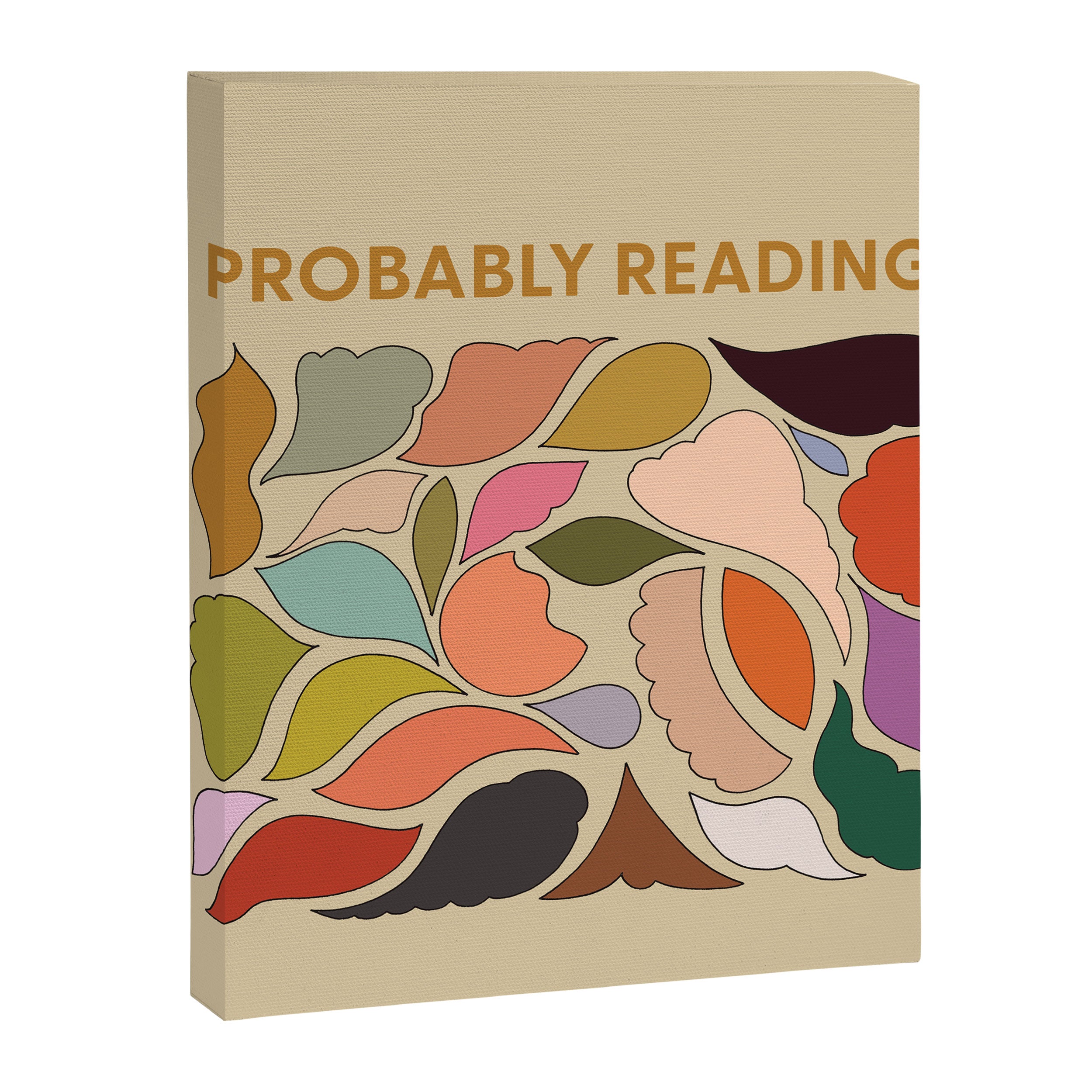 Probably Reading Canvas Print Gallery Image 8