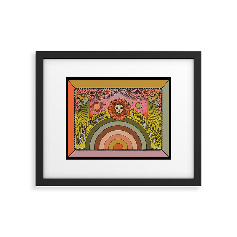 Rainbow In The Fernbed II Framed Art Print Gallery Image 5