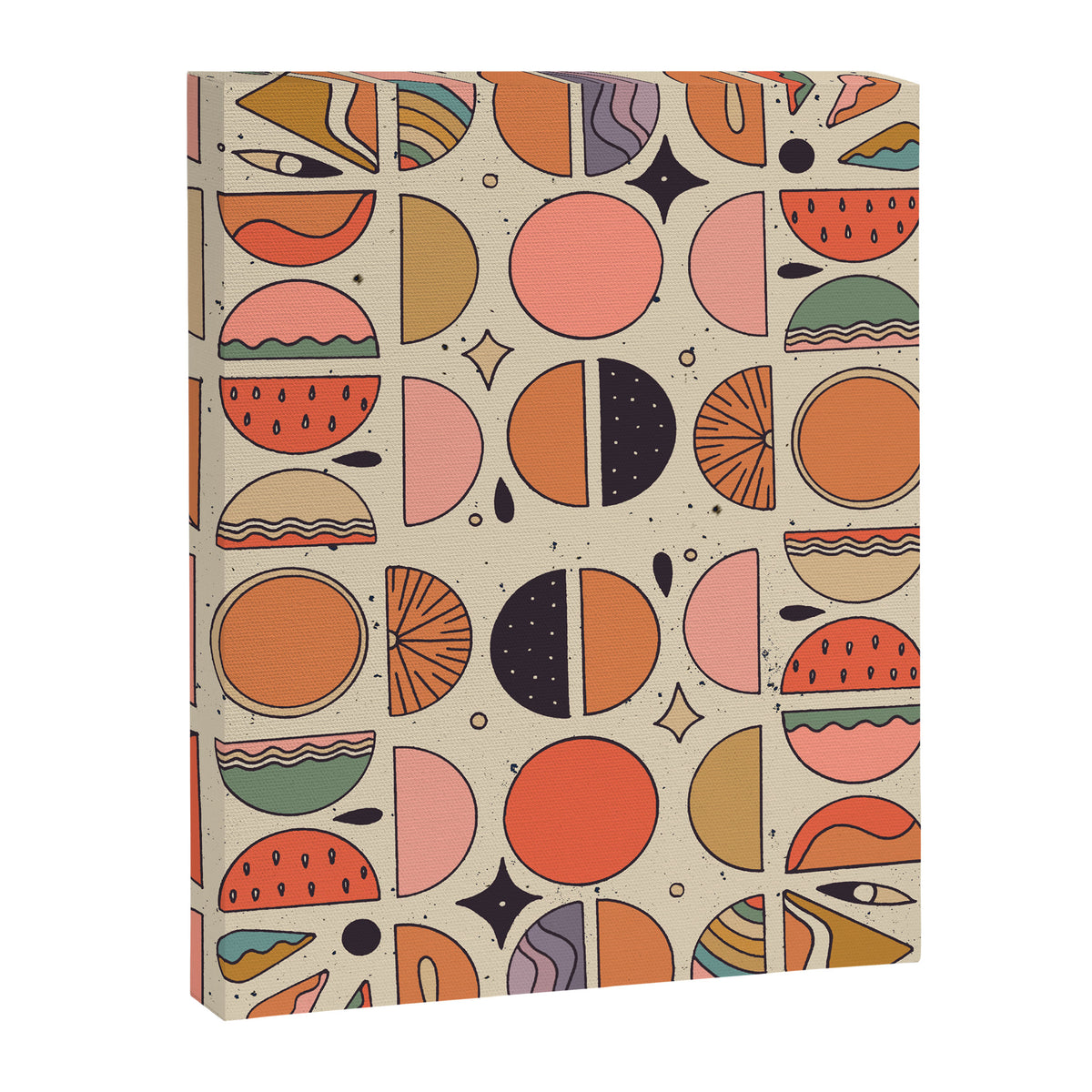 Retro Fruits Canvas Print Gallery Image 6